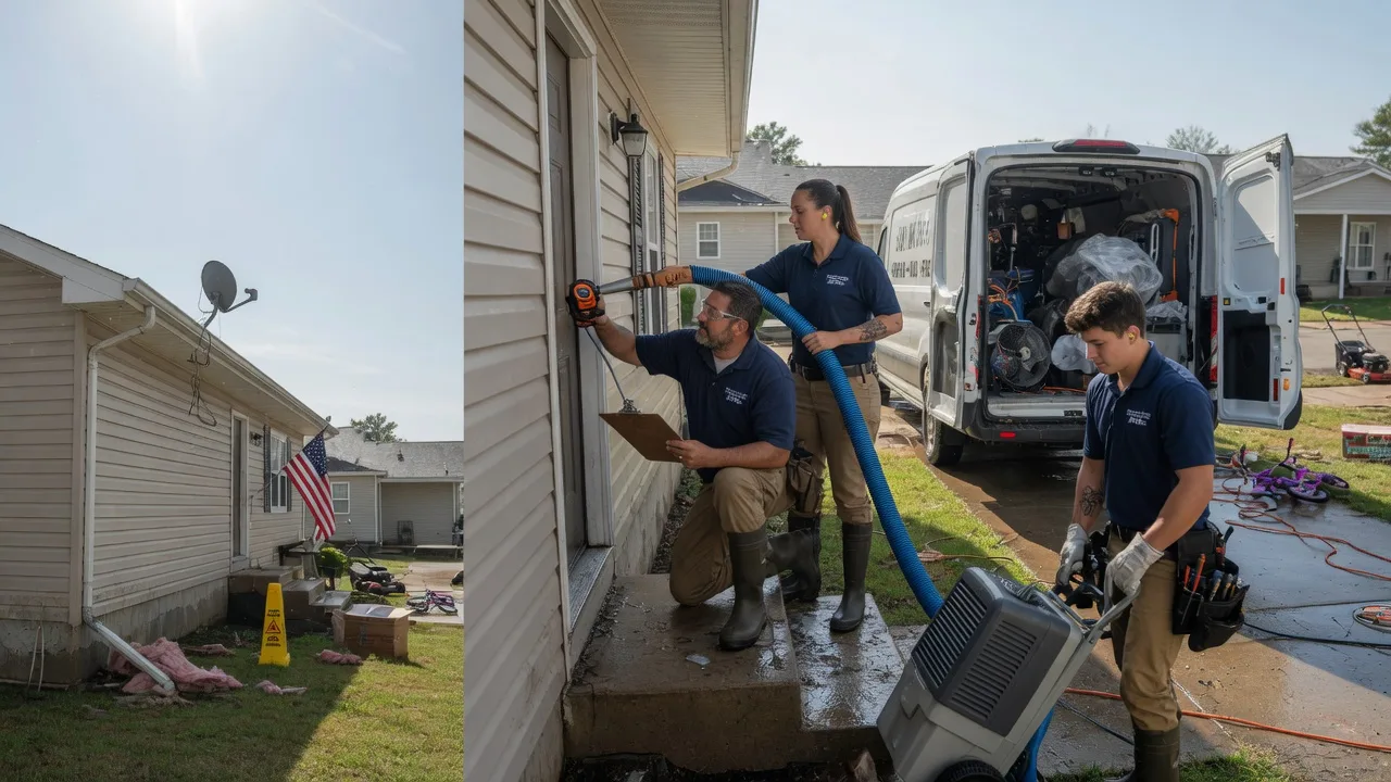 Ceiling Water Damage Restoration in Burnside, IA near me